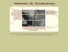 Tablet Screenshot of michaelchurukianmd.com